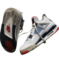 Jordan 4 Retro What The White Blue and Red (UK 8)