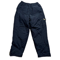 Clench USA Navy and Cream Baggy Shell Ski Cargo Trousers (M/L)