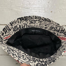 Daily Paper White Black and Red Graffiti Bucket Hat