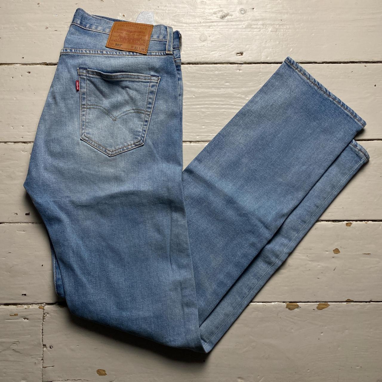 Levis 501 Light Blue Baggy Jeans