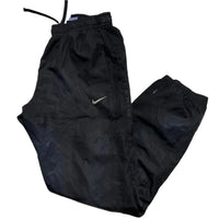 Nike Black and White Shell Trackpant Bottoms (M)