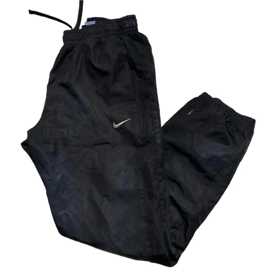 Nike Black and White Shell Trackpant Bottoms (M)