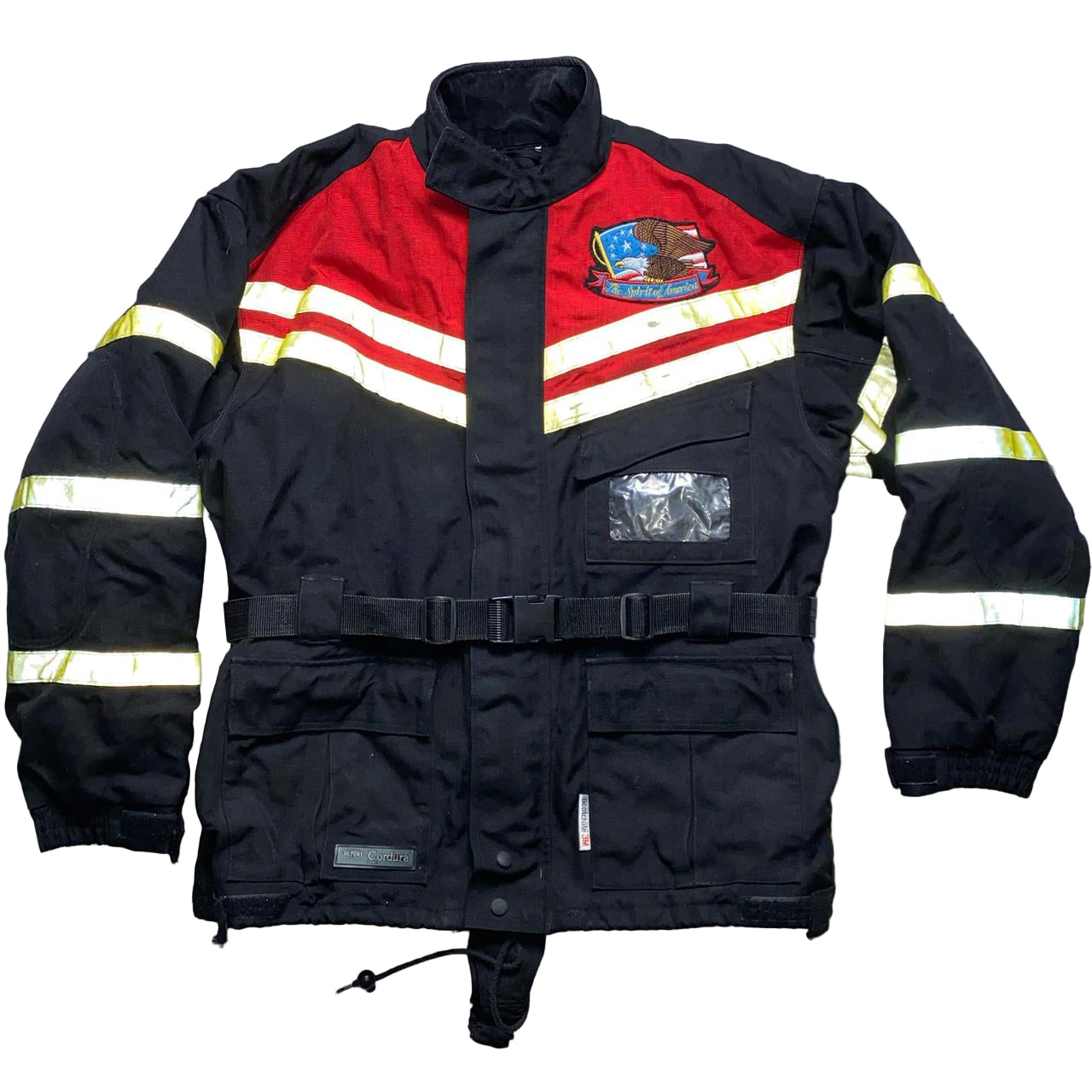 The Spirit of America Vintage Biker Reflective 3M Jacket (XL)