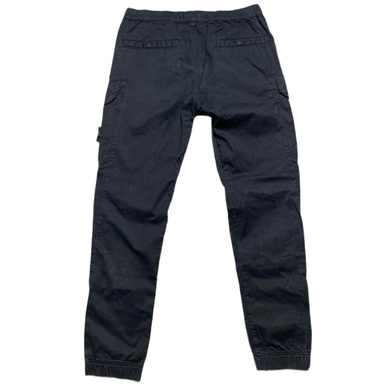 Stone Island Black Cargo Combat Trousers (W 32)
