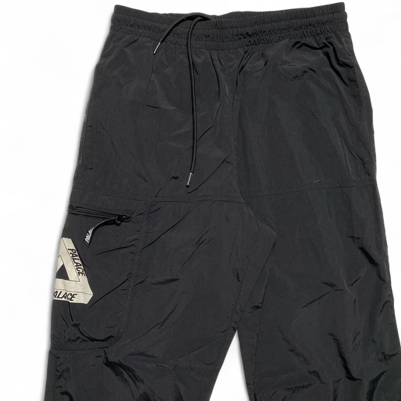 Palace Black and White Shell Trackpant Bottoms