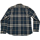 Burberry Brit Nova Check Navy Black White and Cream Long Sleeve Shirt (2XL)