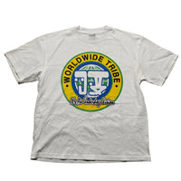 Judah Tribe White Yellow Green and Blue T Shirt (L)