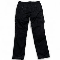 Armani Exchange Vintage Black Baggy Cargo Trousers