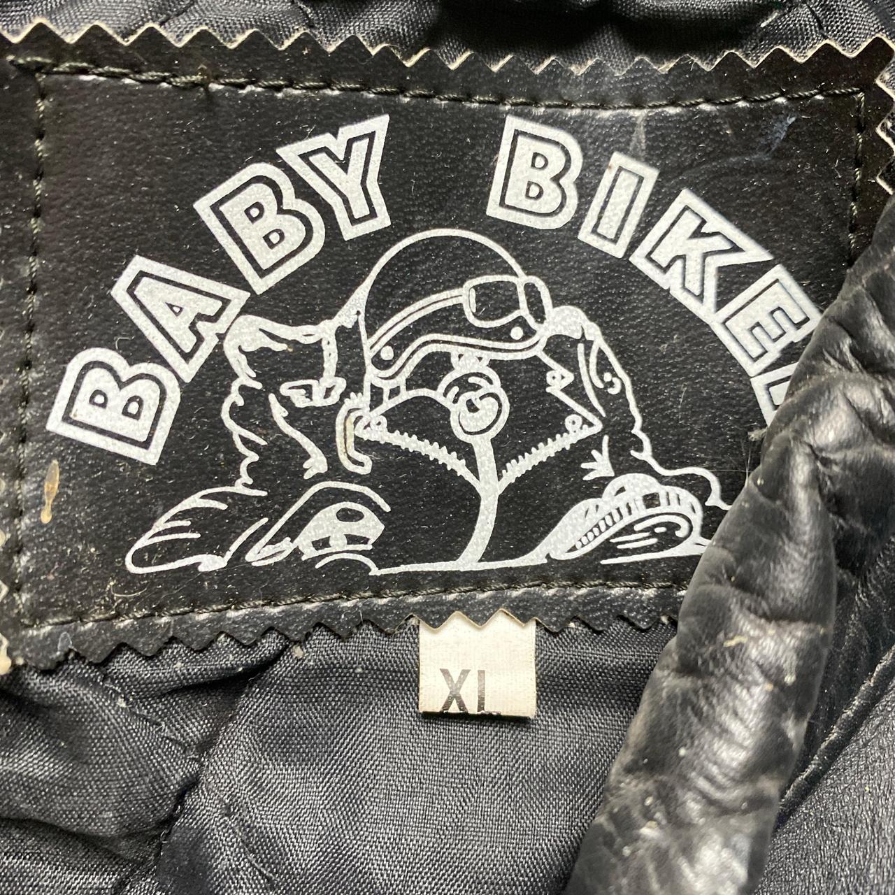 Baby Biker Leather Biker Motorcycle Jacket (S)