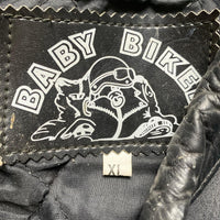 Baby Biker Leather Biker Motorcycle Jacket (S)