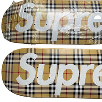 Supreme Burberry Classic Cream Novacheck Skateboard Deck