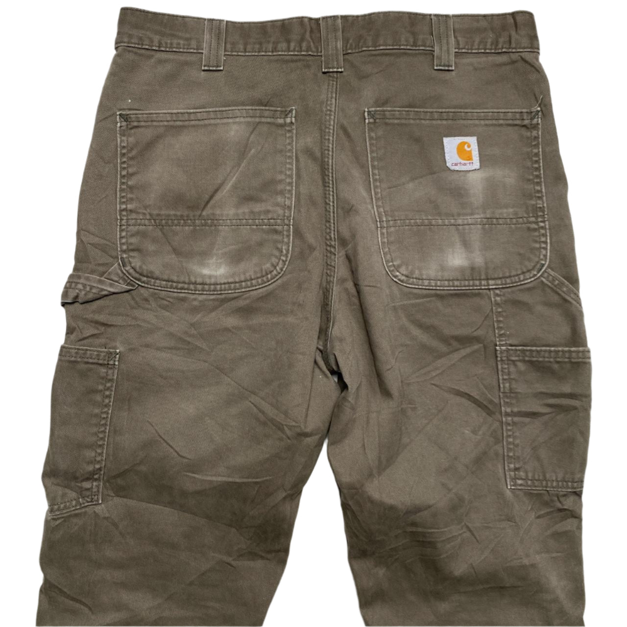 Carhartt Vintage Khaki Carpenter Cargo Trousers (32W)