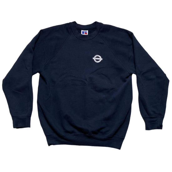 Crewneck Navy and White Jumper (M)