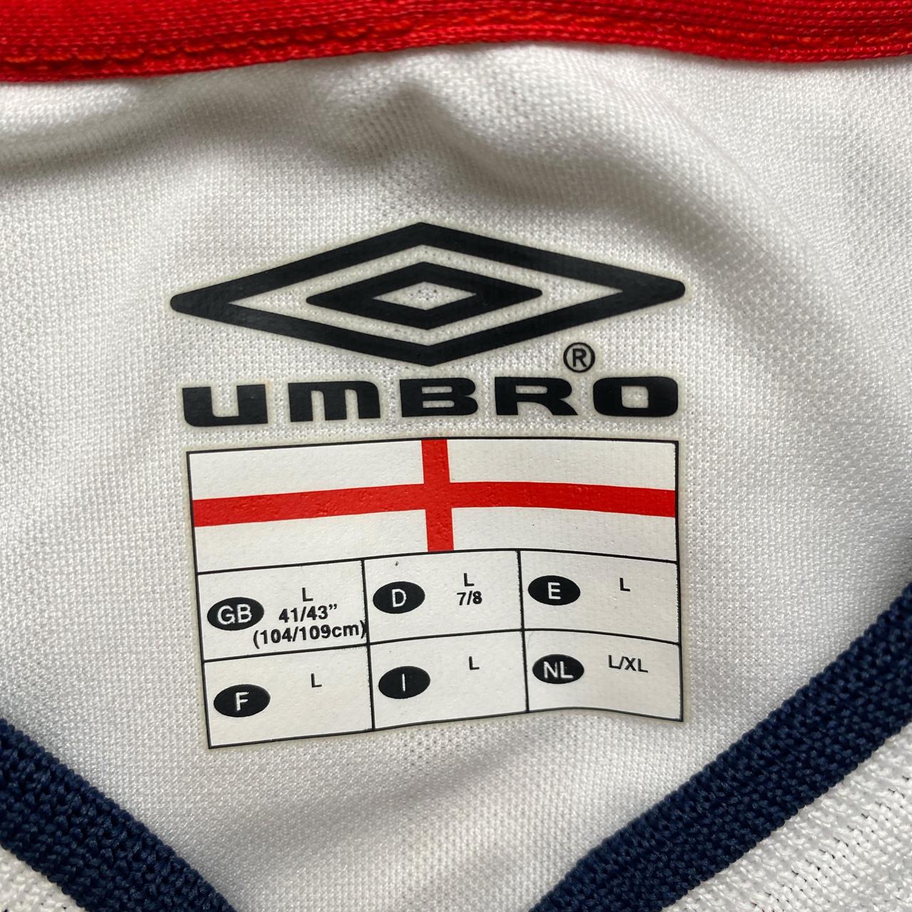 England Vintage Football Jersey White