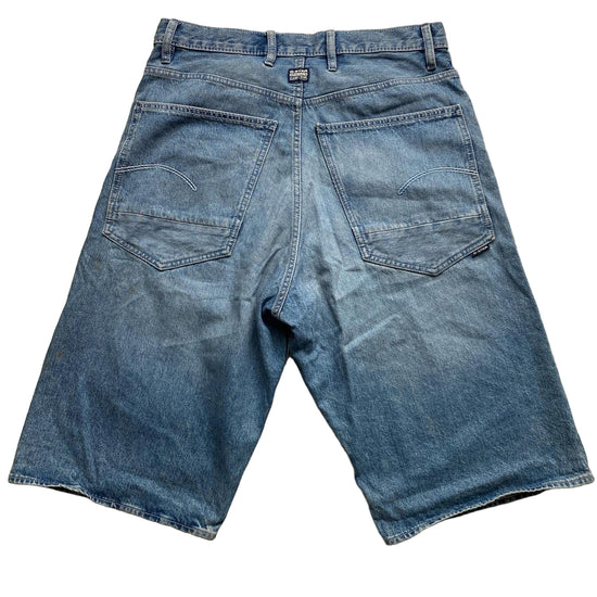 G Star Bam Baggy Light Stonewash Jorts Jean Shorts (32W)