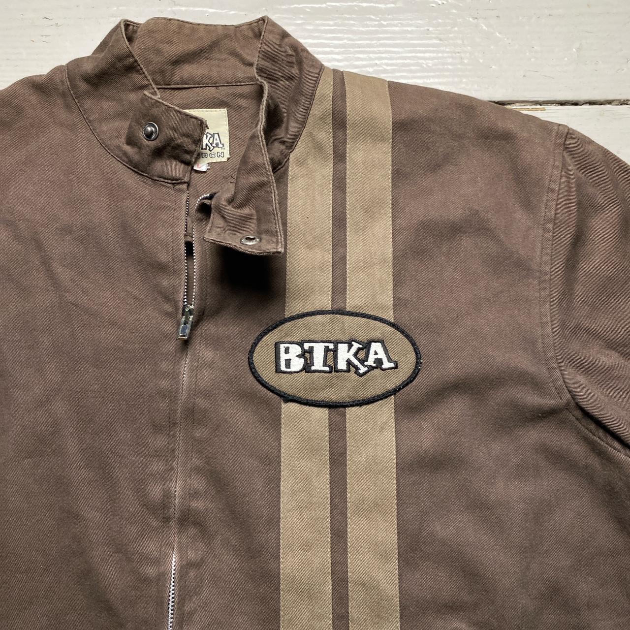 BTKA London Vintage Brown Bomber Jacket