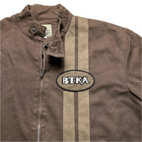 BTKA London Vintage Brown Bomber Jacket (L)