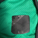 Oakley Green and White Fleece Nylon Windbreaker (L)