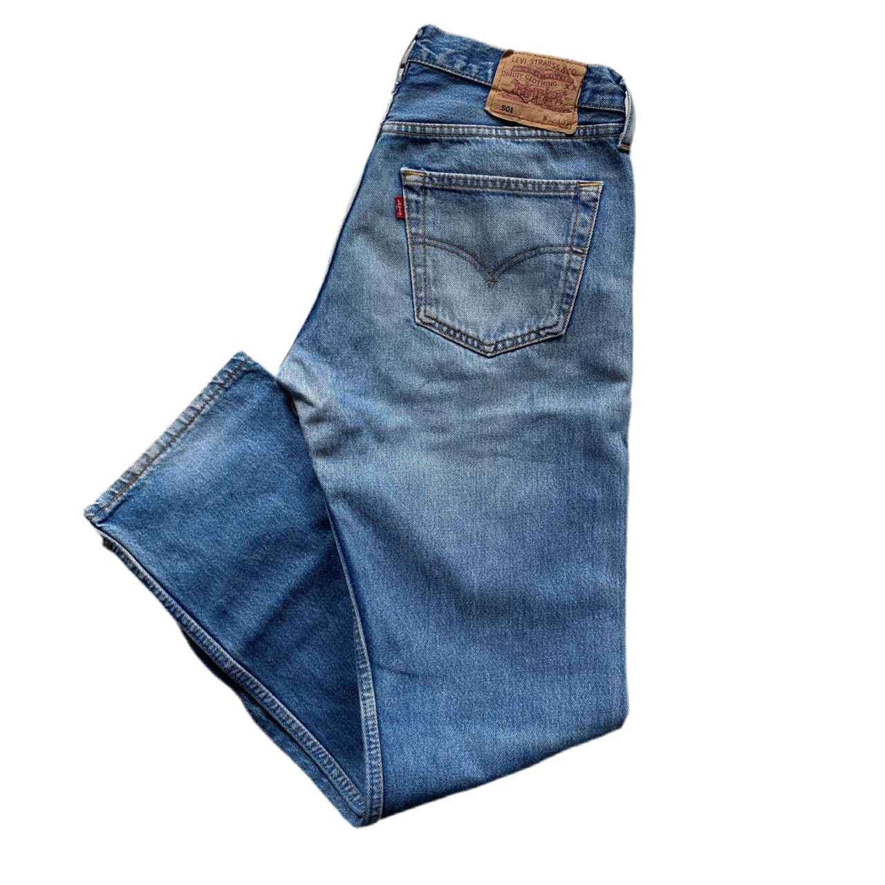 Levis 501 Distressed Jeans (32W)