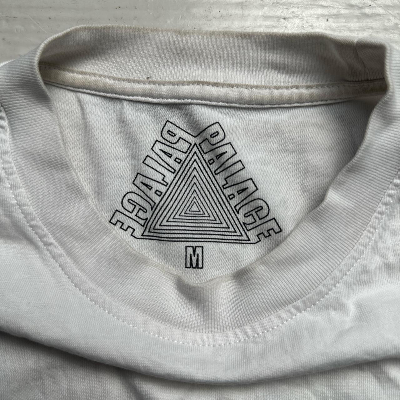 Palace Tri Ferg White Pink and Green Long Sleeve T Shirt