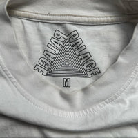 Palace Tri Ferg White Pink and Green Long Sleeve T Shirt (M)