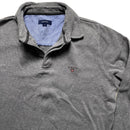 Gant Grey Quarter Button Up Jumper (S)