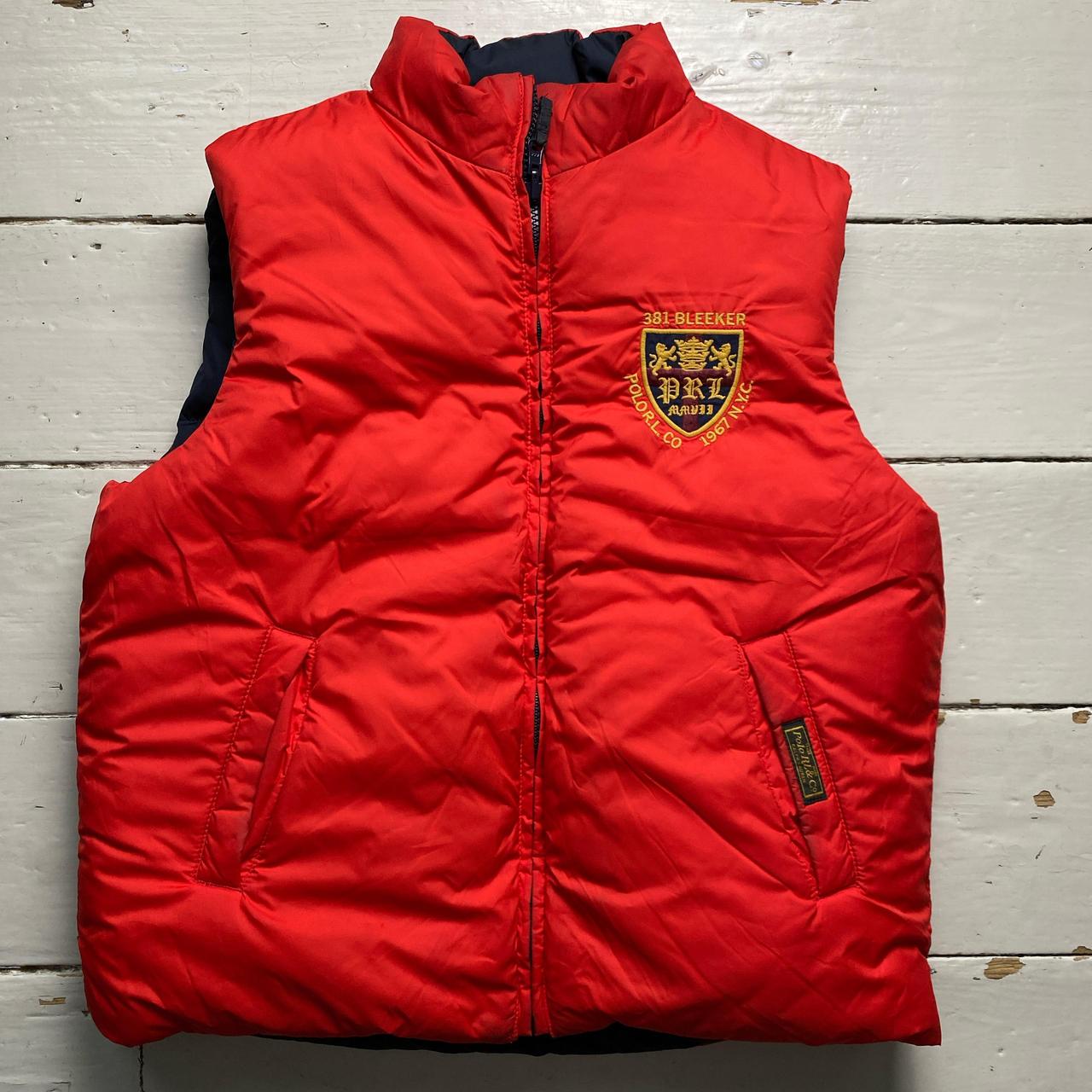 Polo Ralph Lauren Navy and Red Reversible Gilet