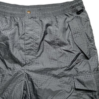 Nike Air Vintage Grey Cargo Shell Trackpant Shorts (2XL)