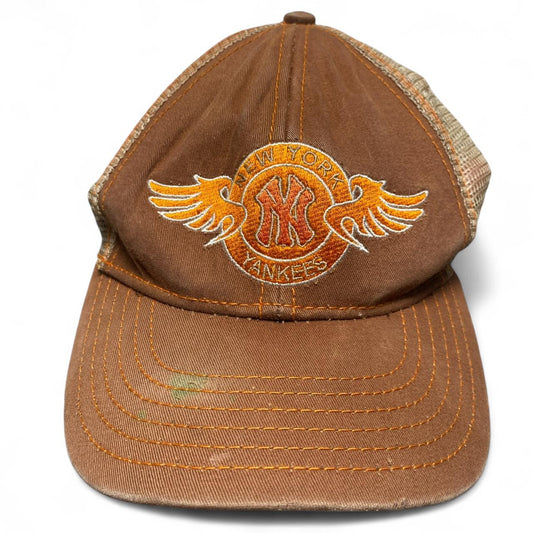 New York Yankees New Era Brown and Orange Trucker Cap