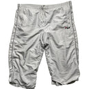 Fila Shell Trackpant Baggy Shorts Silver Black and Red (2XL)