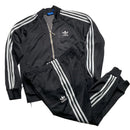 Adidas Originals SST Black and White Full Tracksuit (M)