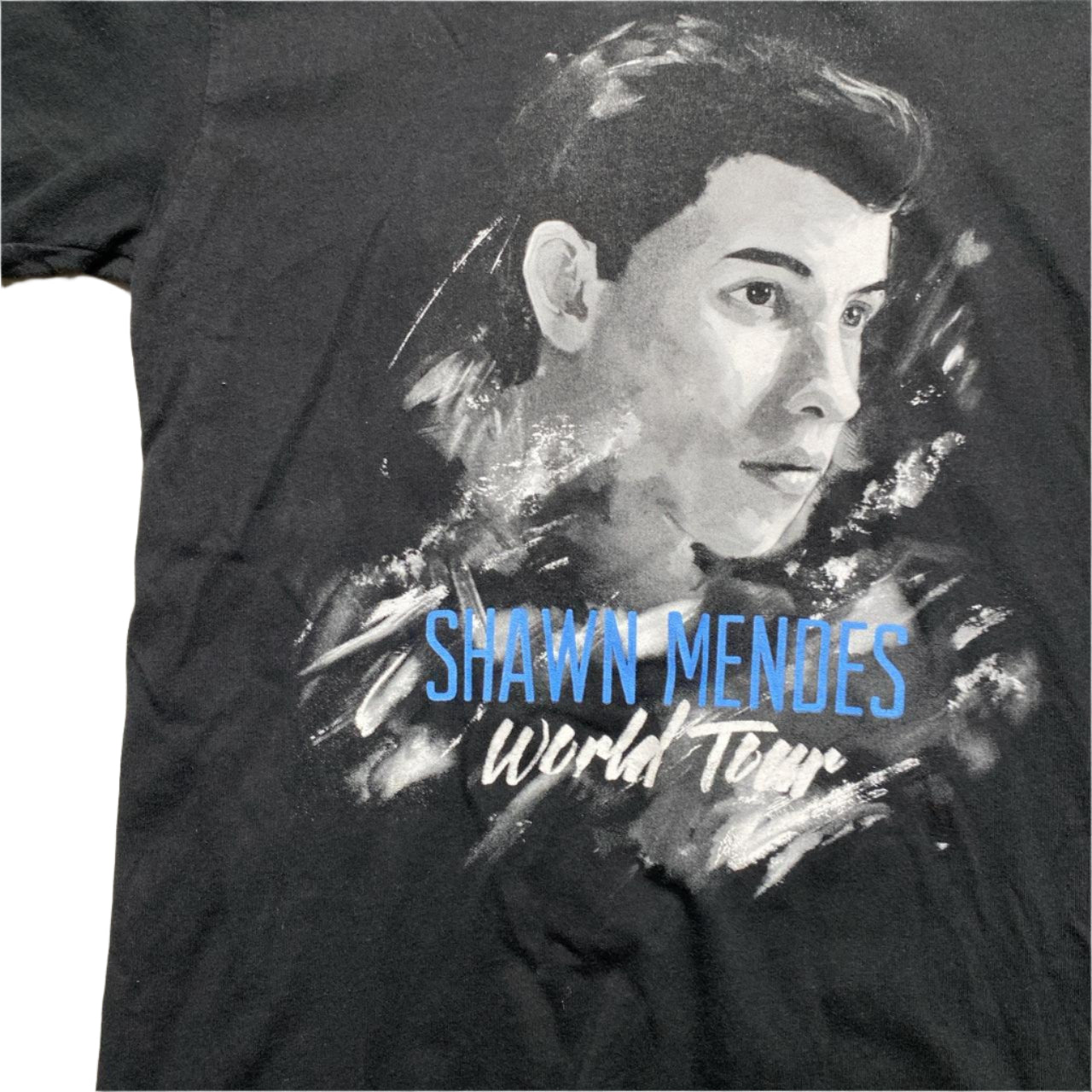 Shawn Mendes World Tour Black T Shirt (XS)