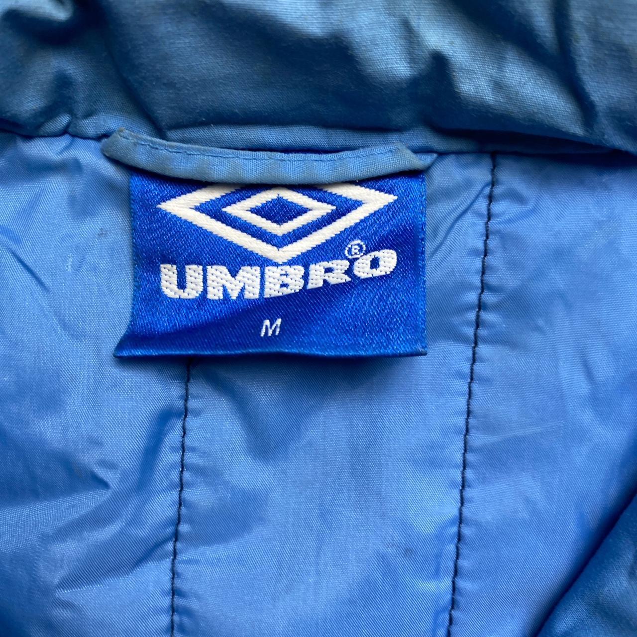 Umbro Vintage 90’s Long Football Jacket Blue