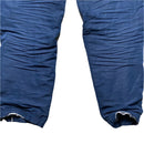 Nike Vintage y2k Navy and White Swoosg Shell Trackpant Baggy Bottoms (L)