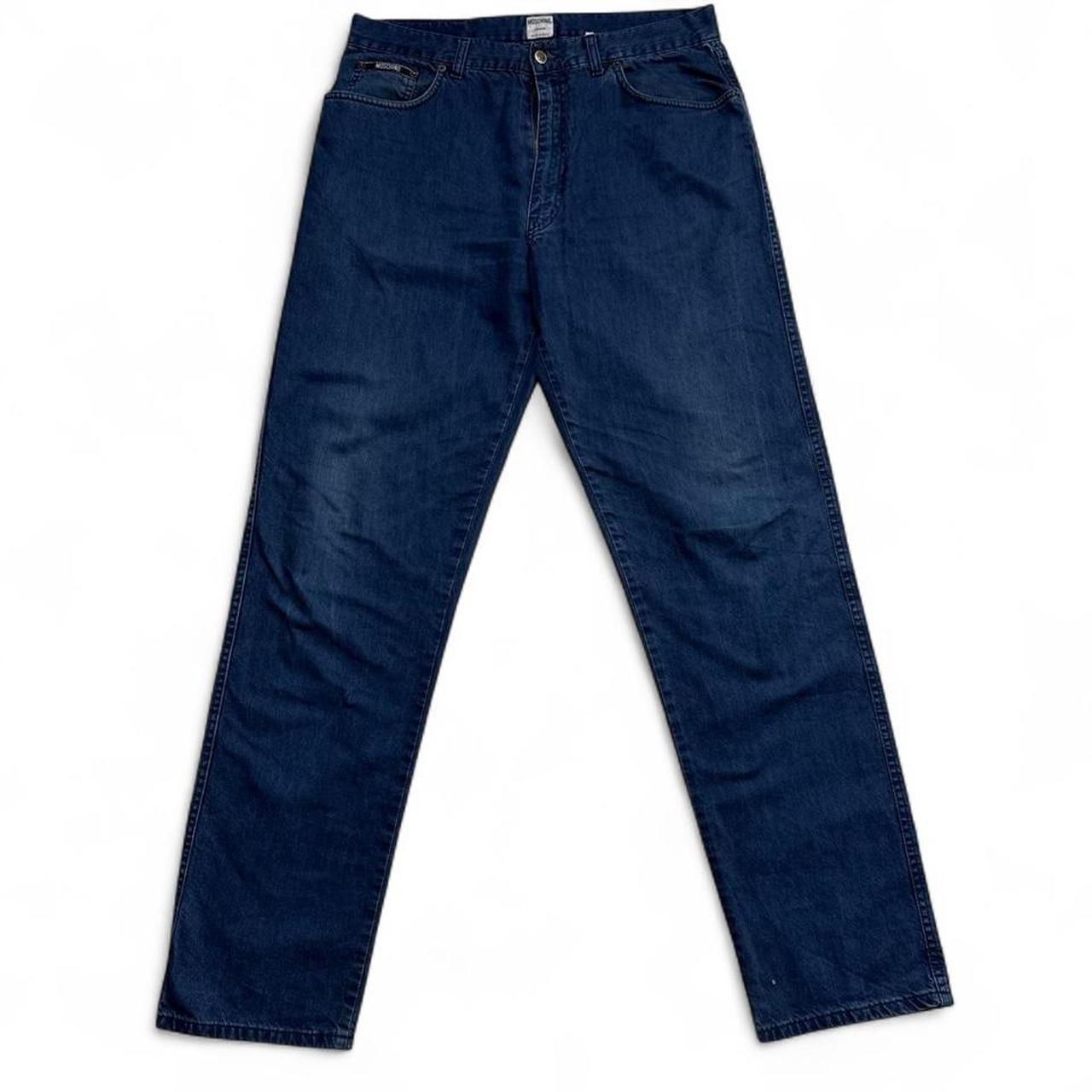 Moschino Navy Jeans Straight Fit (38W)