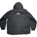 Wales Rugby Windbreaker Jacket Black and Red )XL)