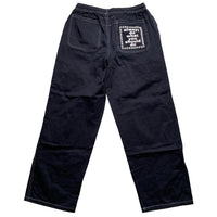 Always Do What You Should Do Black and White Cargo - Relaxed Skate Pants - Trousers (M)