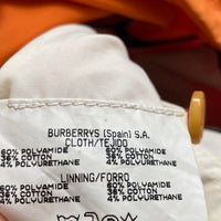 Burberry Vintage Burberrys Sailing Crew Orange and Navy Jacket (L)