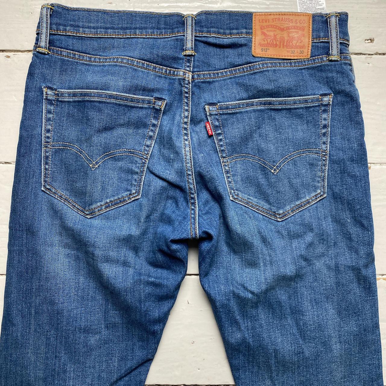 Levis 512 Slim Navy Blue Jeans