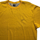 Nike Vintage y2k Yellow and Grey Swoosh T Shirt (XL)