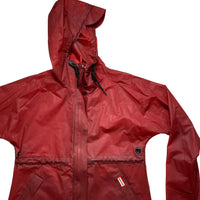 Hunter Red Rain Windbreaker Coat (XS)