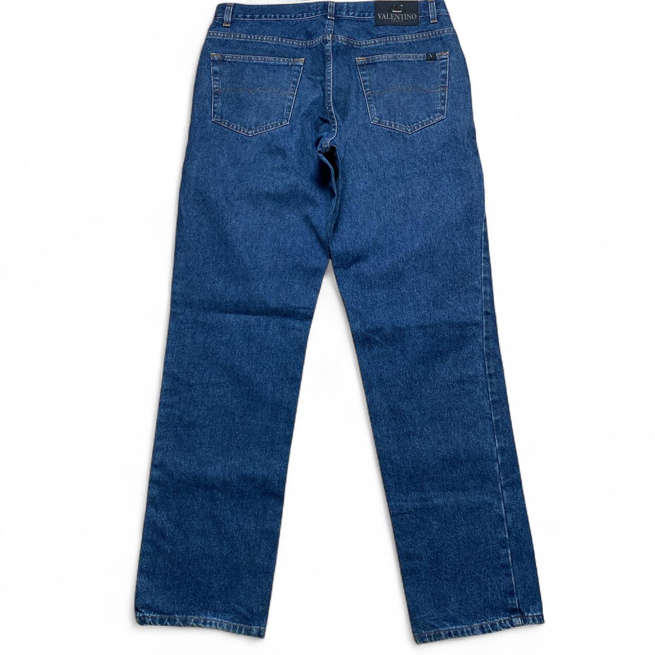 Valentino Navy Blue Baggy Jeans (36W)