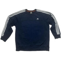 Adidas Performance Essentials Navy and White Jumper (XL)