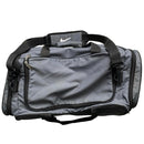 Nike Grey and Black Duffel Travel Bag