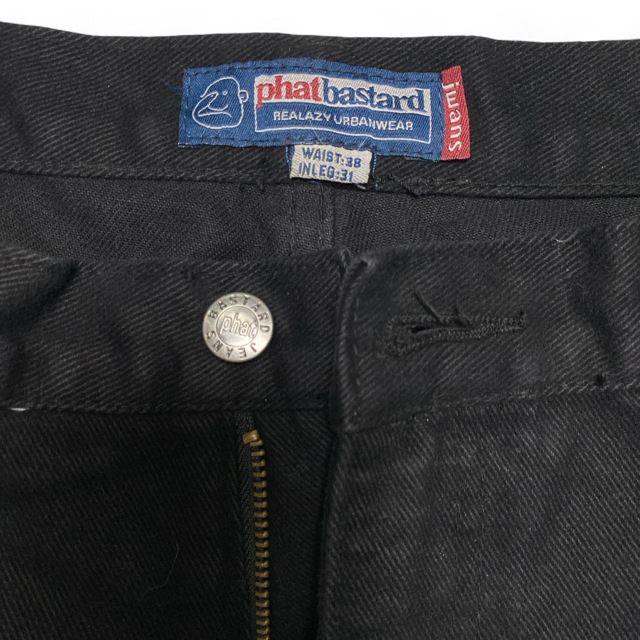 Phat Bastard Vintage 90’s Baggy Skater Black Jeans (38W)