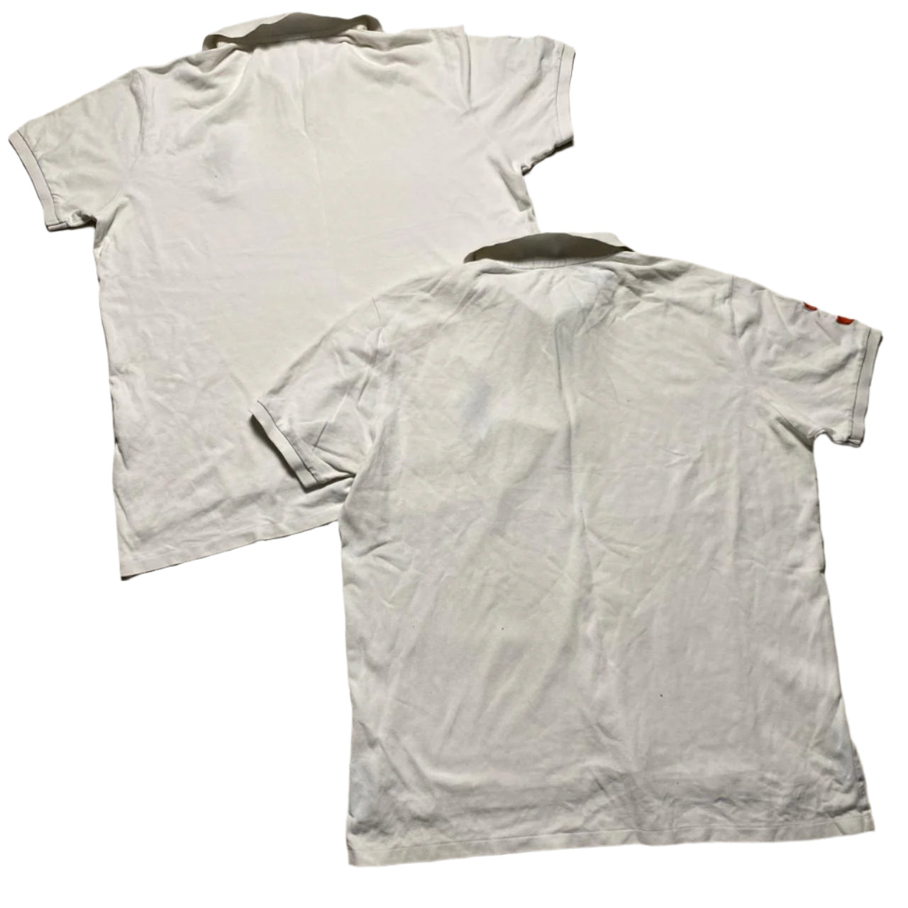 Polo Ralph Lauren White and Blue Polo Shirt No (2XL)