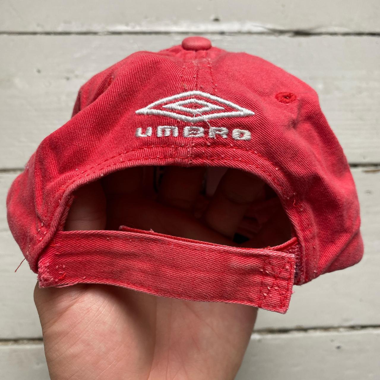 England Umbro Vintage Red and Black Cap