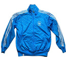 Adidas All Court Originals Blue and White Tracksuit Jacket (M)