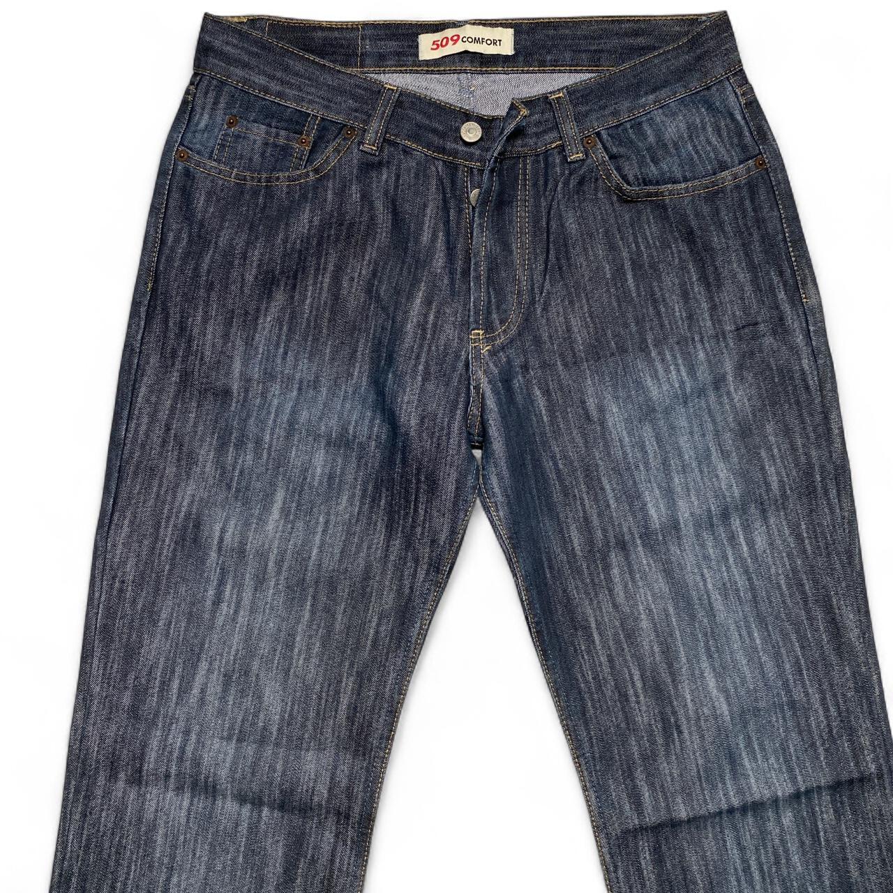 Levis 509 02 Comfort Flared Vintage Streak Wash Jeans