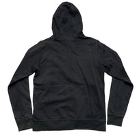 Nike Black and White Swoosh Hoodie (M)